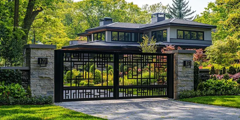 Alu Sichtschutzzaun aus Polen