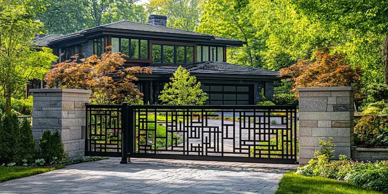 Aluminiumzaun aus Polen