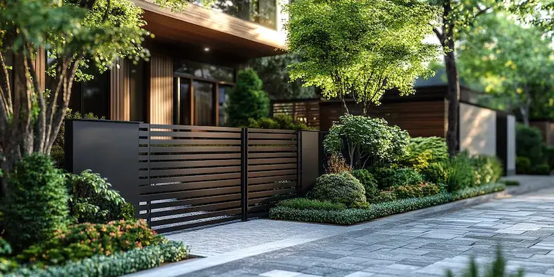 Metallzäune aus Polen mit montage